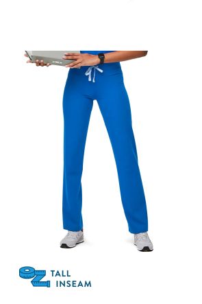 FIGS Livingston Women's Basic Scrub Pant - Blue - Tall