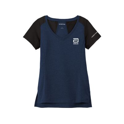 DRI-FIT MESH PANEL TEE: WOMEN