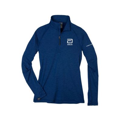JERSEY QUARTER ZIP: WOMEN
